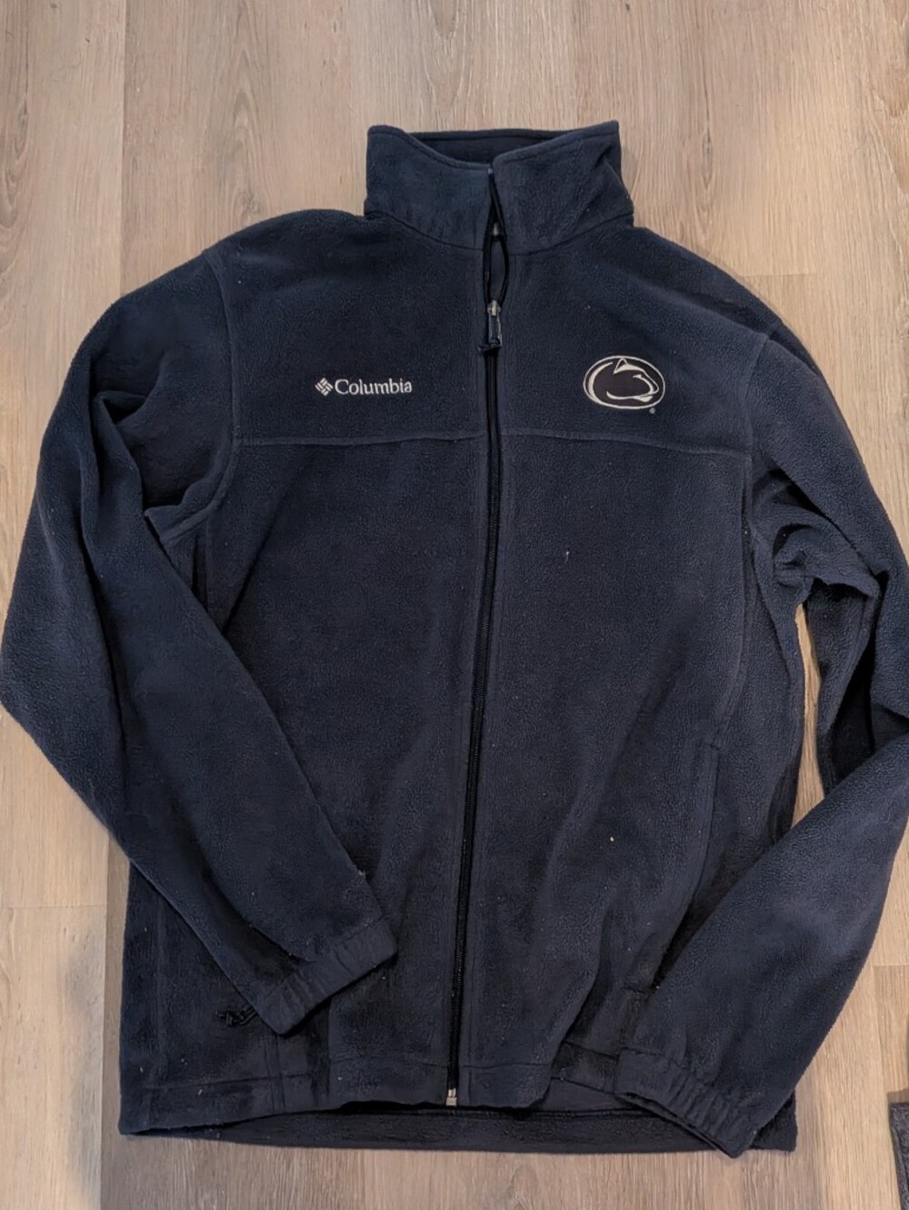 Columbia Men's Navy Full-Zip Fleece Jacket